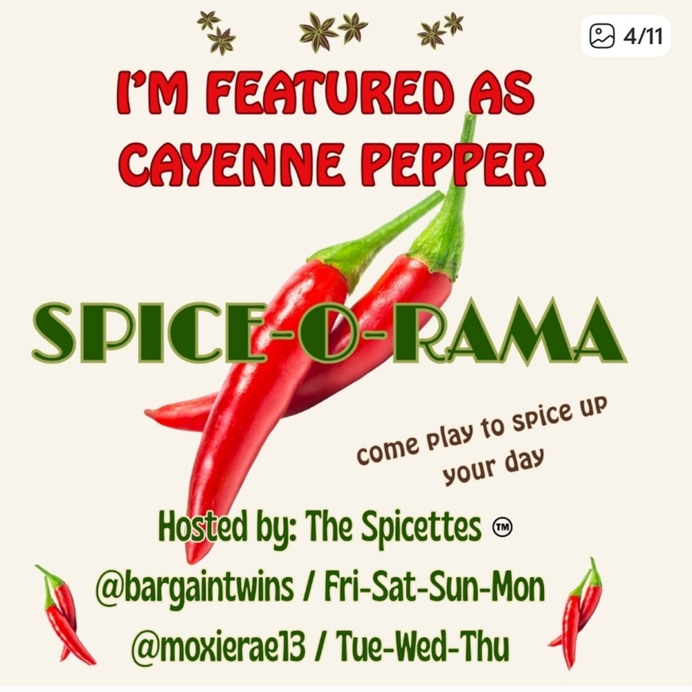 So Thrilled to be Today’s Spicy Cayenne!!